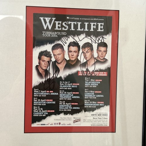 Westlife signed turnaround - westlife,