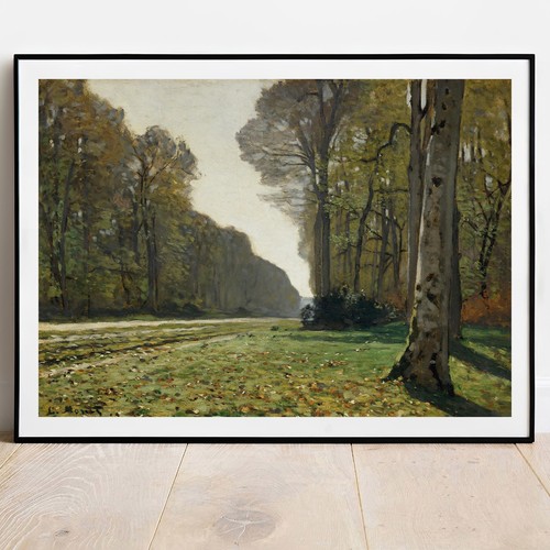 Monet print road - monet,