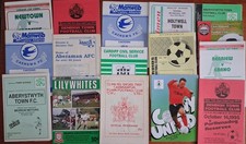30 Welsh Non League football programmes 
