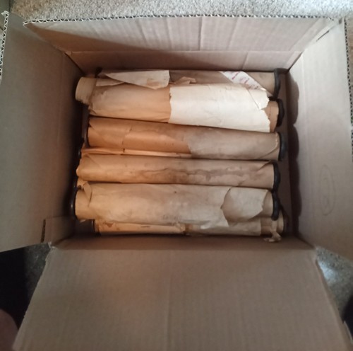 Vintage player piano - rolls, lot
