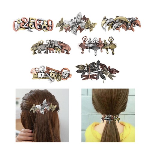 Spring clip hairpin - hairpin, alloy