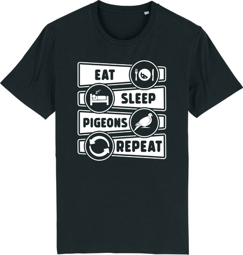 Eat sleep pigeons racing racer - eat,