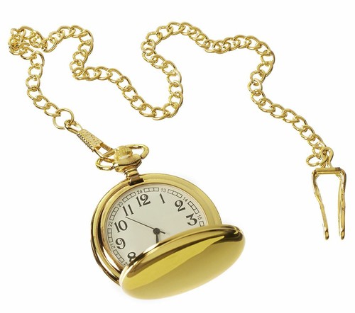 Classic gold pocket watch - classic,