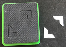 Photo Corners 38-0145 Sizzix Original small green craft die, cut card fabric etc