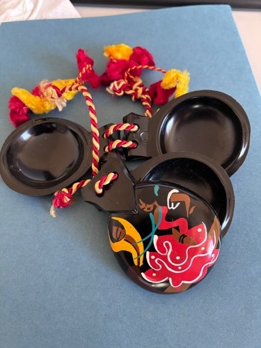 Vintage spanish castanets - spanish,