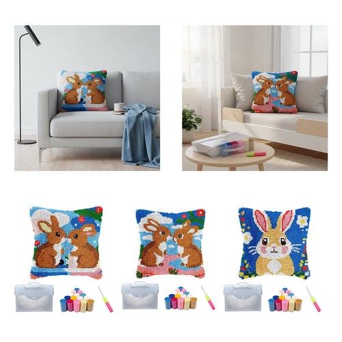 Crochet cushion cover kits