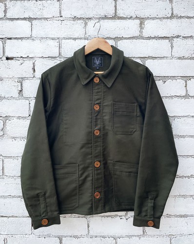 French chore jacket moleskin - french,