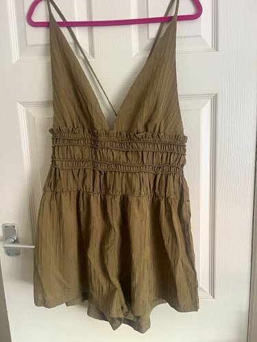 Boohoo khaki neck textured - khaki,