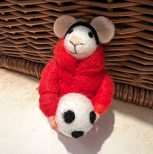 Felt footballer mouse