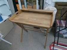 Solid Wood Tray Desk/Table Foldable Good Condition
