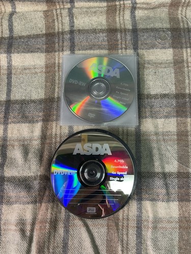 Asda recordable dvd discs - recordable, dvd+r
