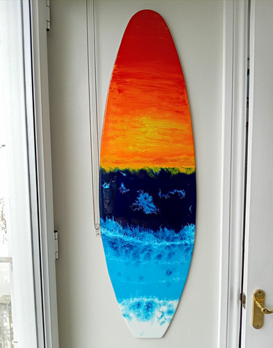 Wall art epoxy resin - wall,