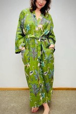 Block Print Cotton Kimono