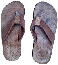 MANTARAY MENS BROWN LEATHER
