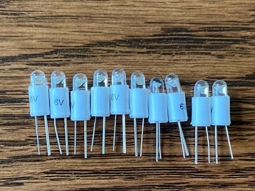 New warm white bi pin - 10, 6v
