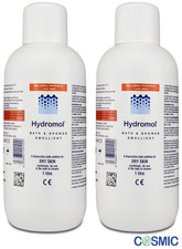 2 X Hydromol Bath & Shower Emollient 1000ml | Eczema Relief | Dry Skin Treatment