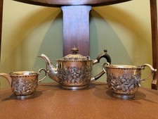 Antique Solid Silver Tea Set