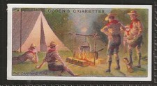OGDENS-BOY SCOUTS 1911 (1ST SERIES BLUE BACK)-#037- QUALITY CARD!!