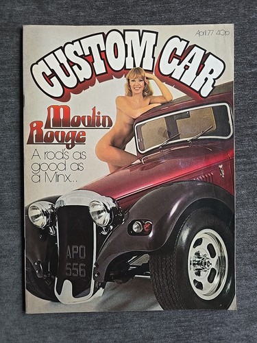 Custom car magazine april - magazine, 1977