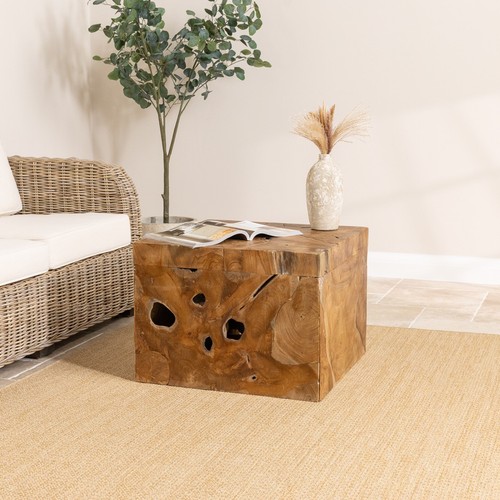 Reclaimed teak root block - root,