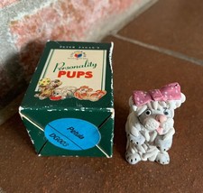 Peter Fagan." Petula". Personality Pups. DG 003. 1991. 43x28mm. White/grey