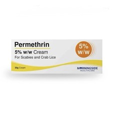 Permethrin 5% Cream 30g Scabies & Crab Lice Treatment UK Pharmacy