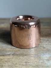 Antique Crown Stamped Copper Jelly Mold
