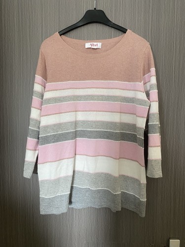 Afibel pink grey - afibel, knit