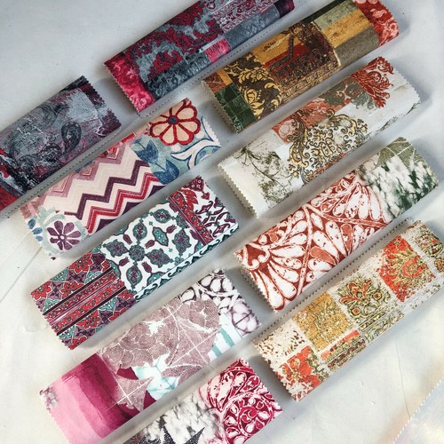 Patchwork printed velvet - printed,