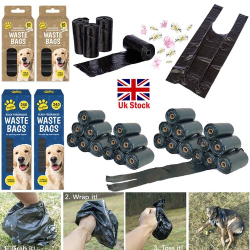 Biodegradable dog poop bags - dog,