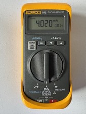 Fluke 705 Loop Calibrator Supplied With Fluke Red And Black Test Leads. 