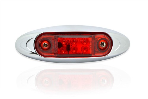12v 24v red chrome led - 12v,