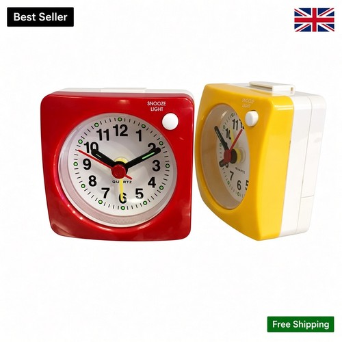 Quartz alarm clock with night - alarm,