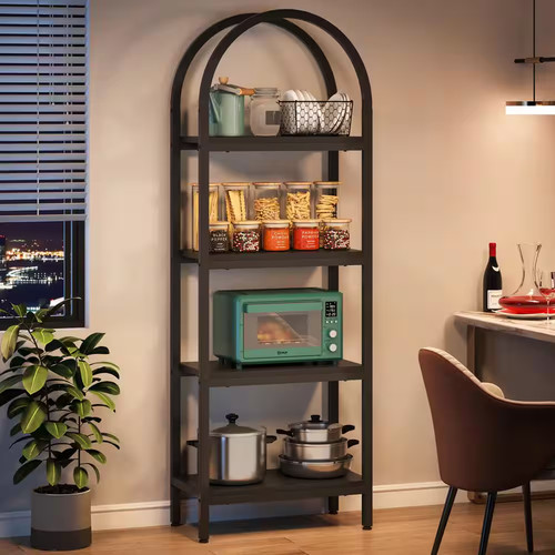 Eulas tall black wood - 70.9, in.