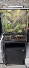 Exo Terra Glass Terrarium 45x45x60cm And Cabinet