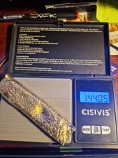 144 Grams Scrap Gold Bar For Gold Recovery Melted Different Computer Coin Pins