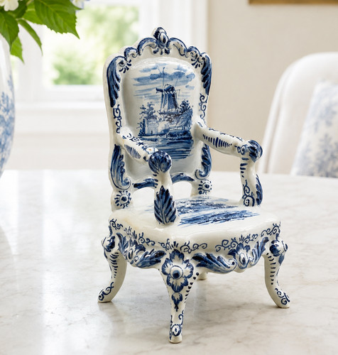 Dutch delft blue white - delft,