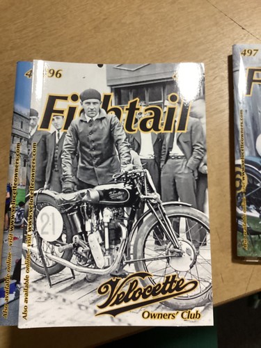 Velocette owners club fishtail - club,