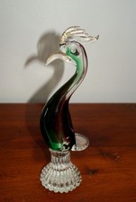 Vintage Murano Art Glass Green