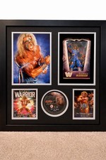 Ultimate warrior signed - warrior, framed