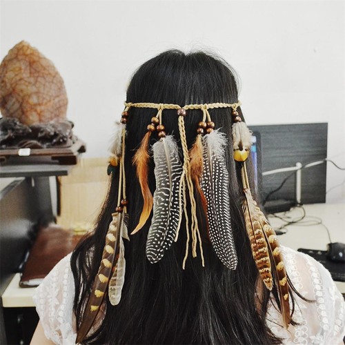 Hippie native american feather - american,