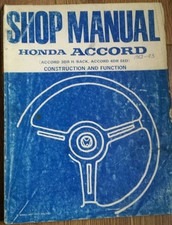 Honda Accord car Shop Manual