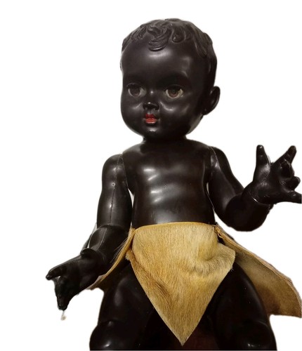 1950s plastic doll - plastic, unbranded