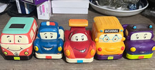 5x Mini Truck-Van, Car, bus Kids Toy 3+years-B.Toys