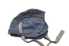 RAF 22C 1729 Size 1 Blue Cloth Helmet , No Avionics Or Ear Pads . 1964.