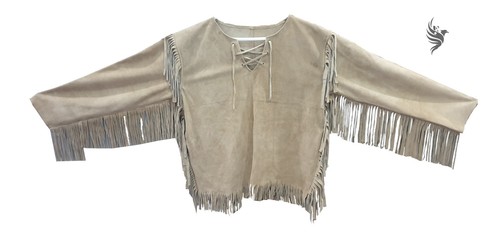Vintage western suede - western, fringe