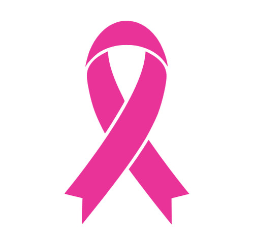 Cancer awareness ribbon vinyl - awareness,
