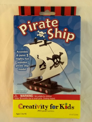 Children wooden pirate - wooden, ship