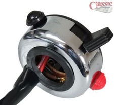 Wipac S3858 Chrome Tricon Dip / Horn /kill switch ideal for 7/8" Handlebars