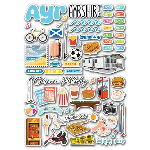 Sticker sheet ayr vinyl - sheet,